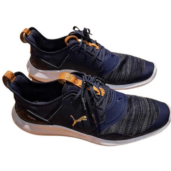 Men's Puma Golf Ignite Nxt Lace Spikeless Golf Shoe Size 11 Medium Dark Blue - Picture 5 of 11